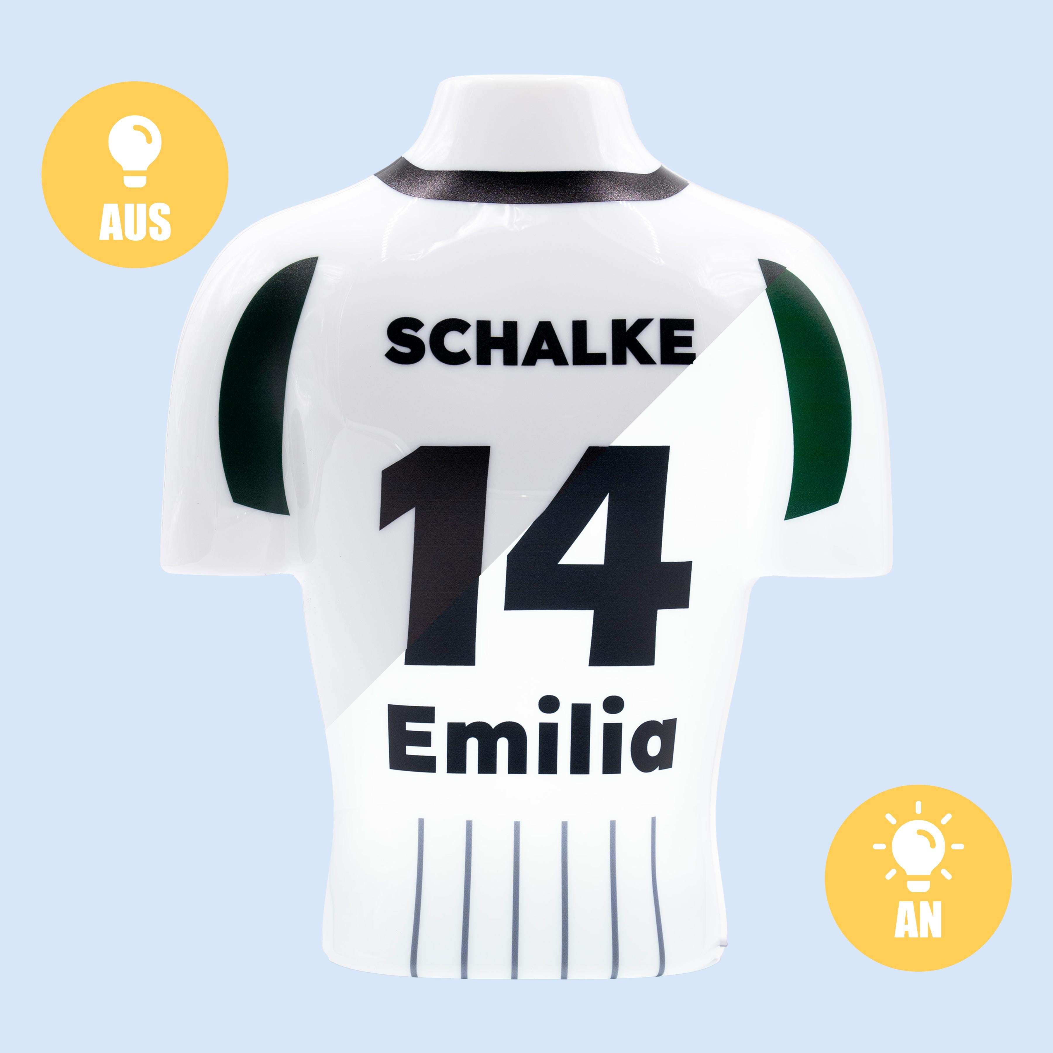 Torsinio® – Personalized 3D Soccer Jersey Lamp