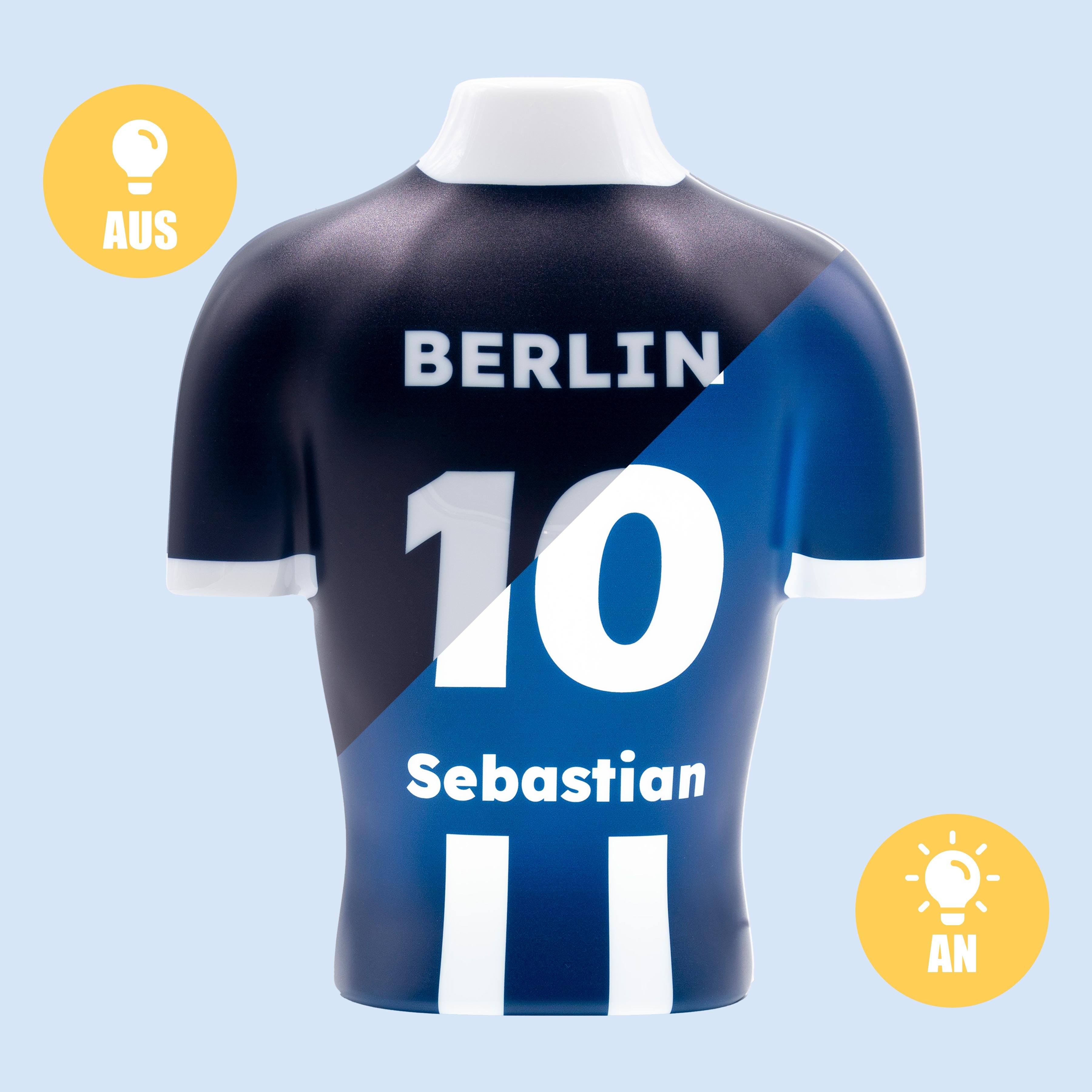 Torsinio® – Personalized 3D Soccer Jersey Lamp