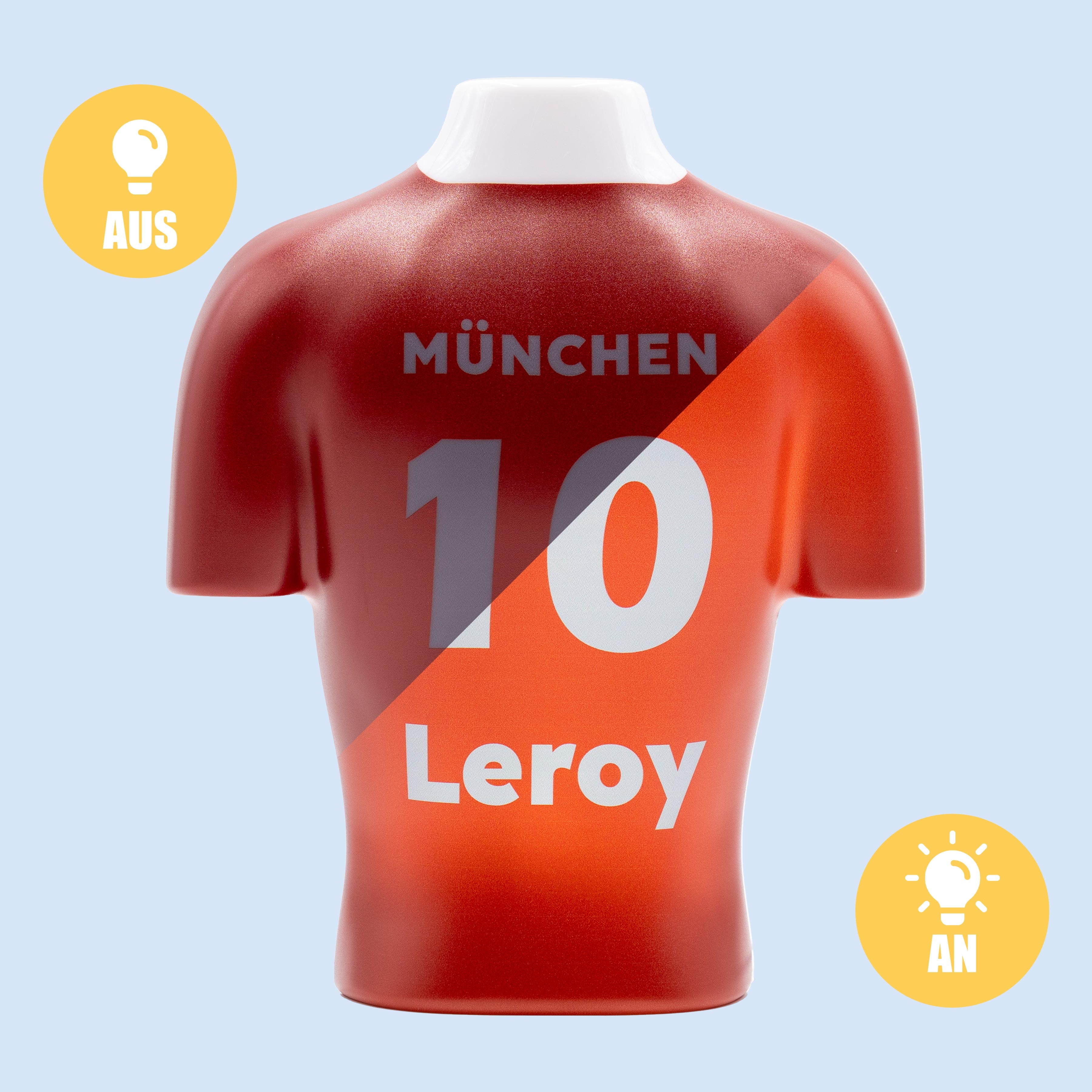 Torsinio® – Personalized 3D Soccer Jersey Lamp