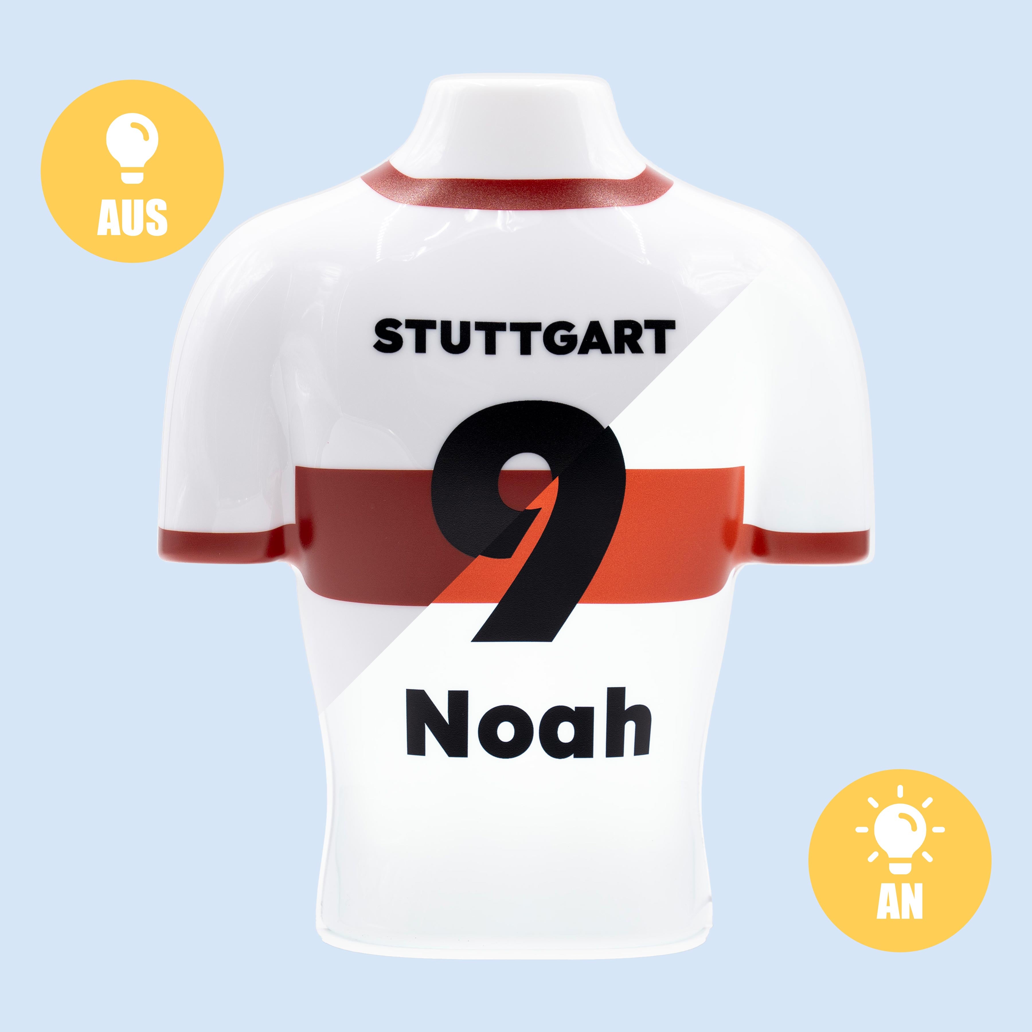 Torsinio® – Personalized 3D Soccer Jersey Lamp