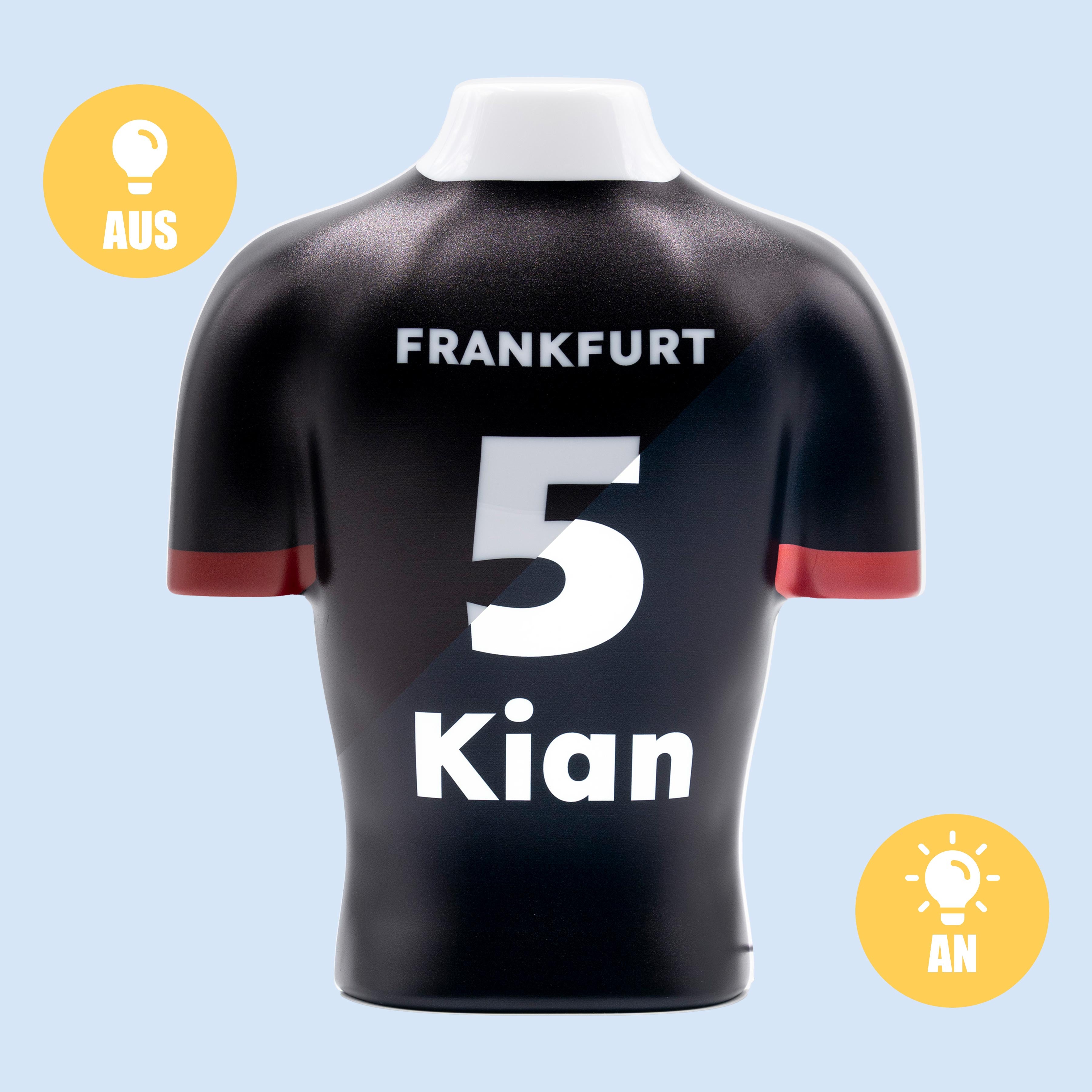 Torsinio® – Personalized 3D Soccer Jersey Lamp