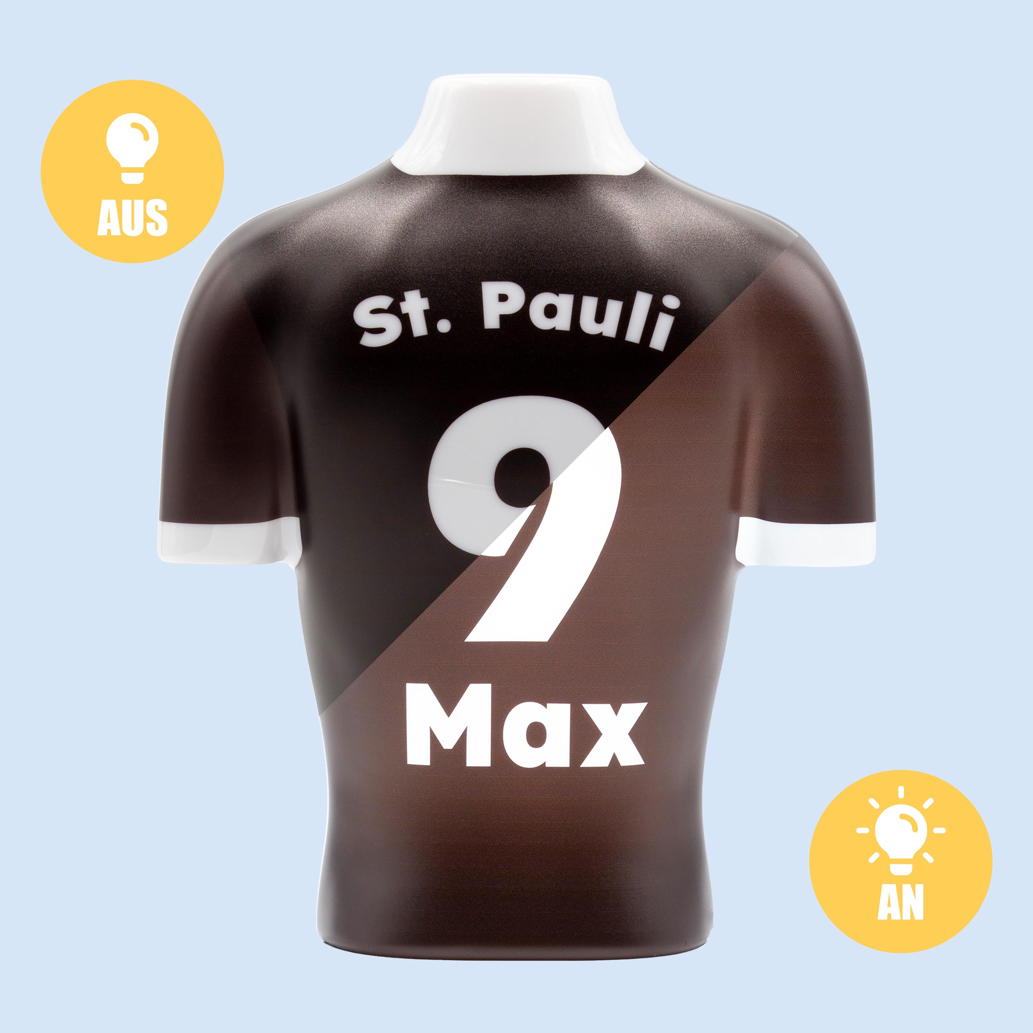 Torsinio® – Personalized 3D Soccer Jersey Lamp