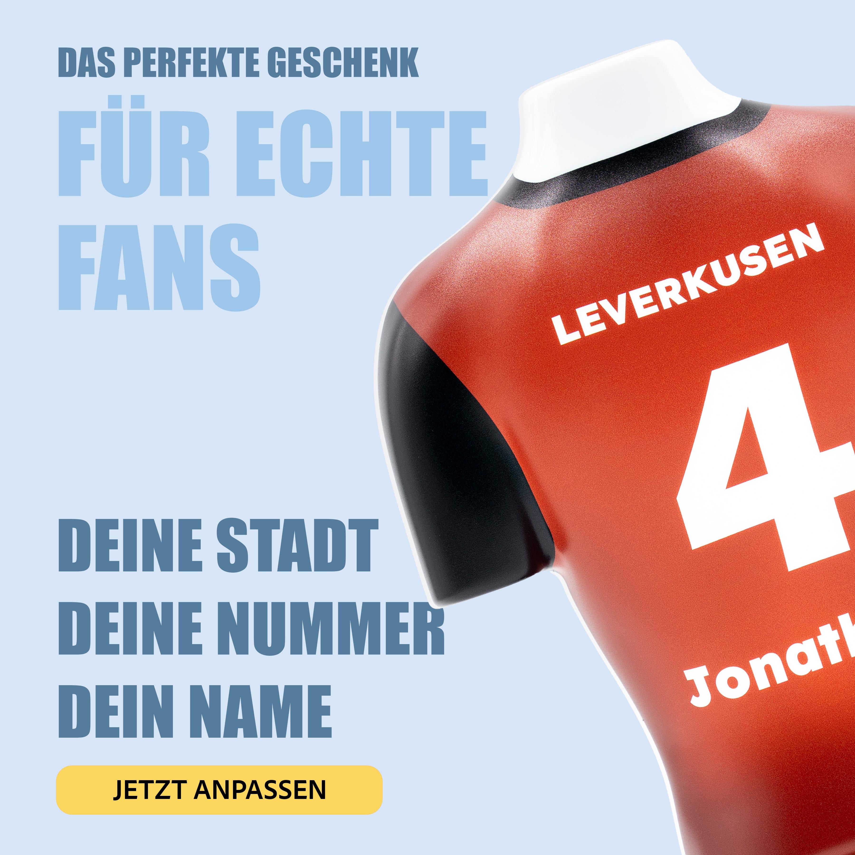 Torsinio® – Personalized 3D Soccer Jersey Lamp