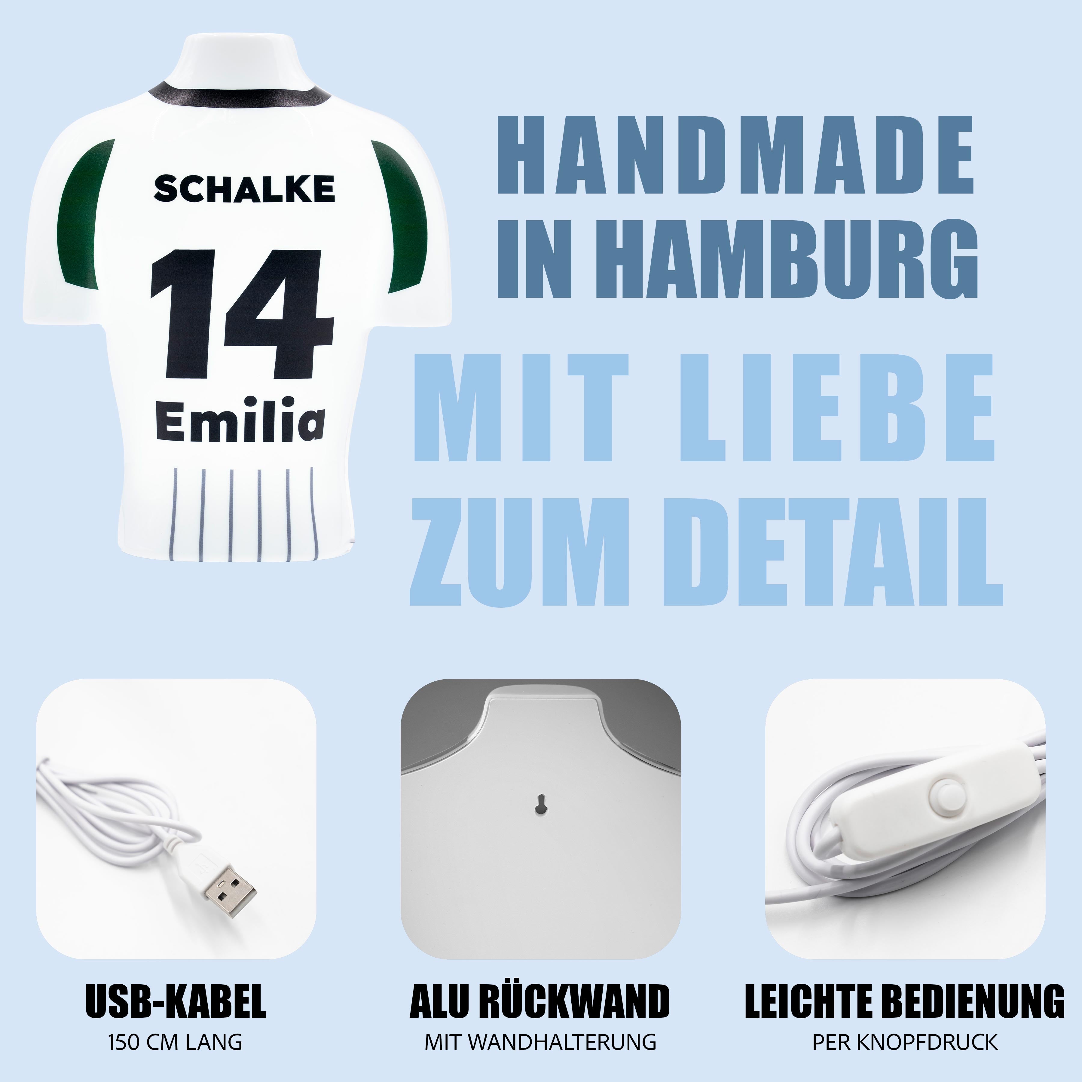 Torsinio® – Personalized 3D Soccer Jersey Lamp