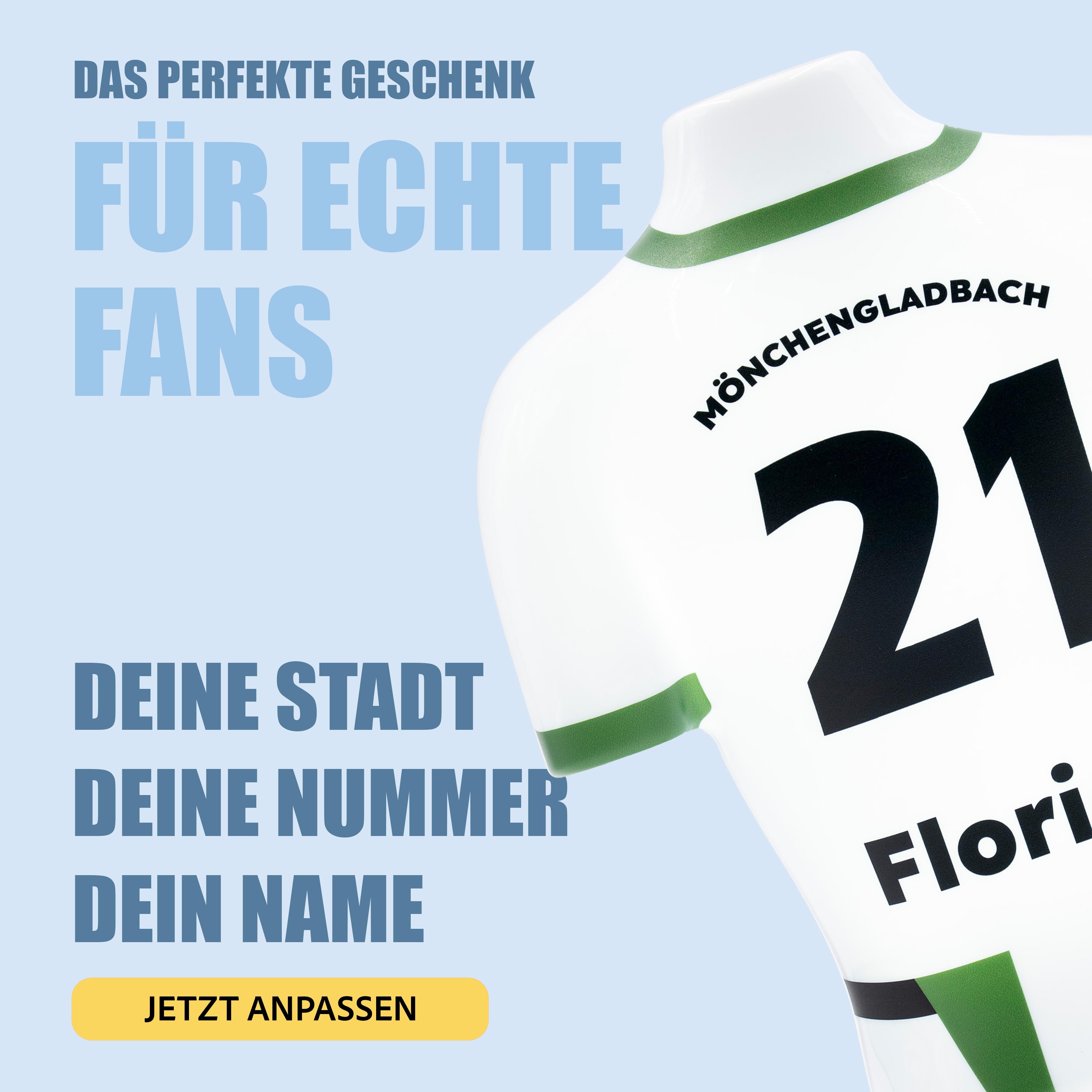 Torsinio Trikotlampe Mönchengladbach - Weiß-Grün